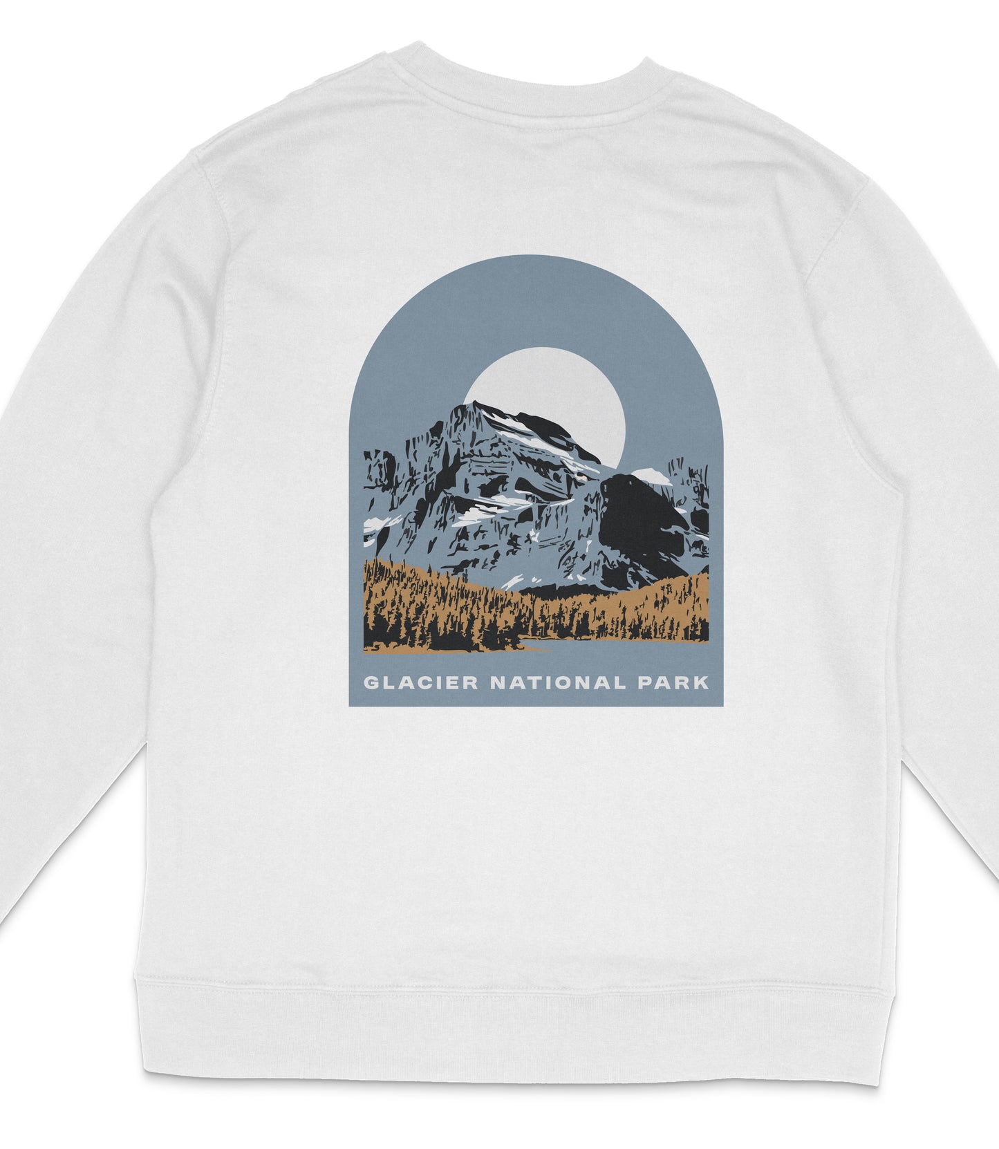Glacier National Park Midweight Crewneck Sweatshirt