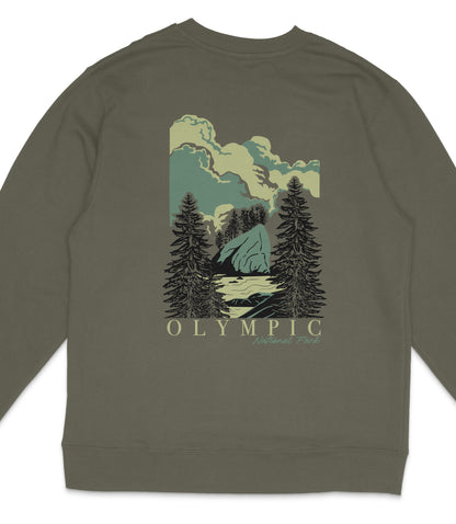 Olympic National Park Midweight Crewneck Sweatshirt