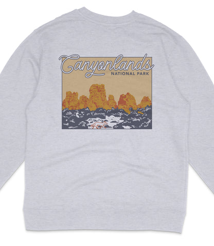 Canyonlands National Park Midweight Crewneck Sweatshirt