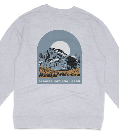 Glacier National Park Midweight Crewneck Sweatshirt
