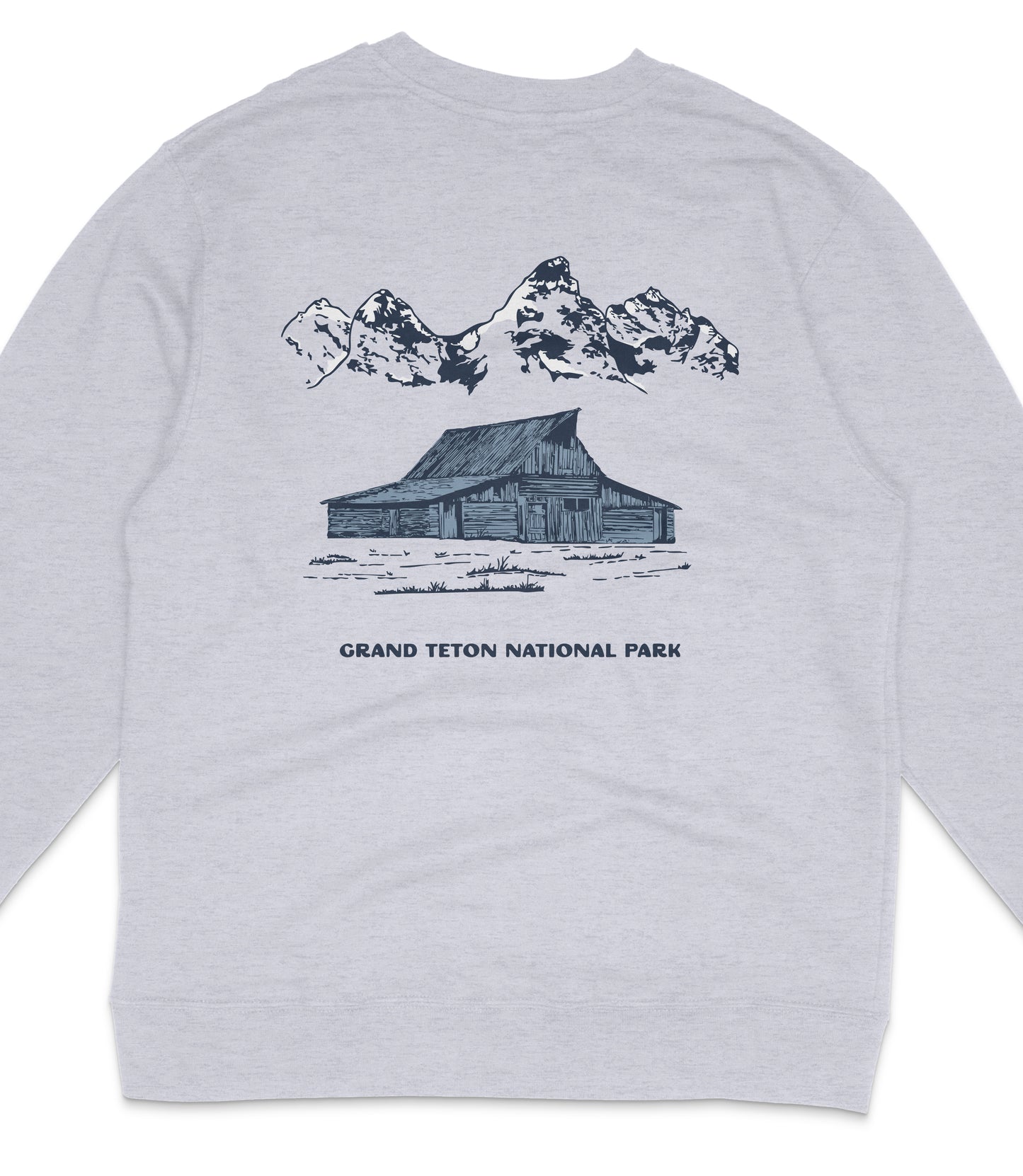 Grand Teton National Park Midweight Crewneck Sweatshirt
