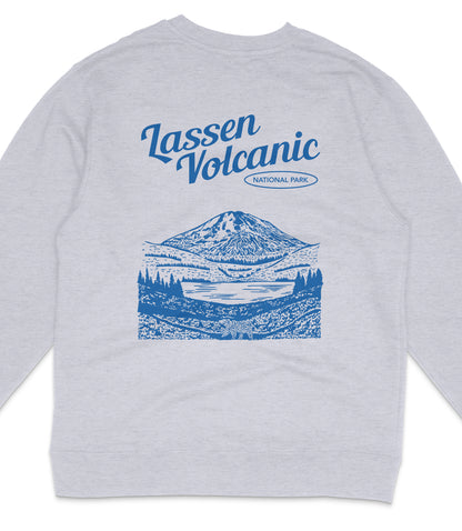 Lassen Volcanic National Park Midweight Crewneck Sweatshirt