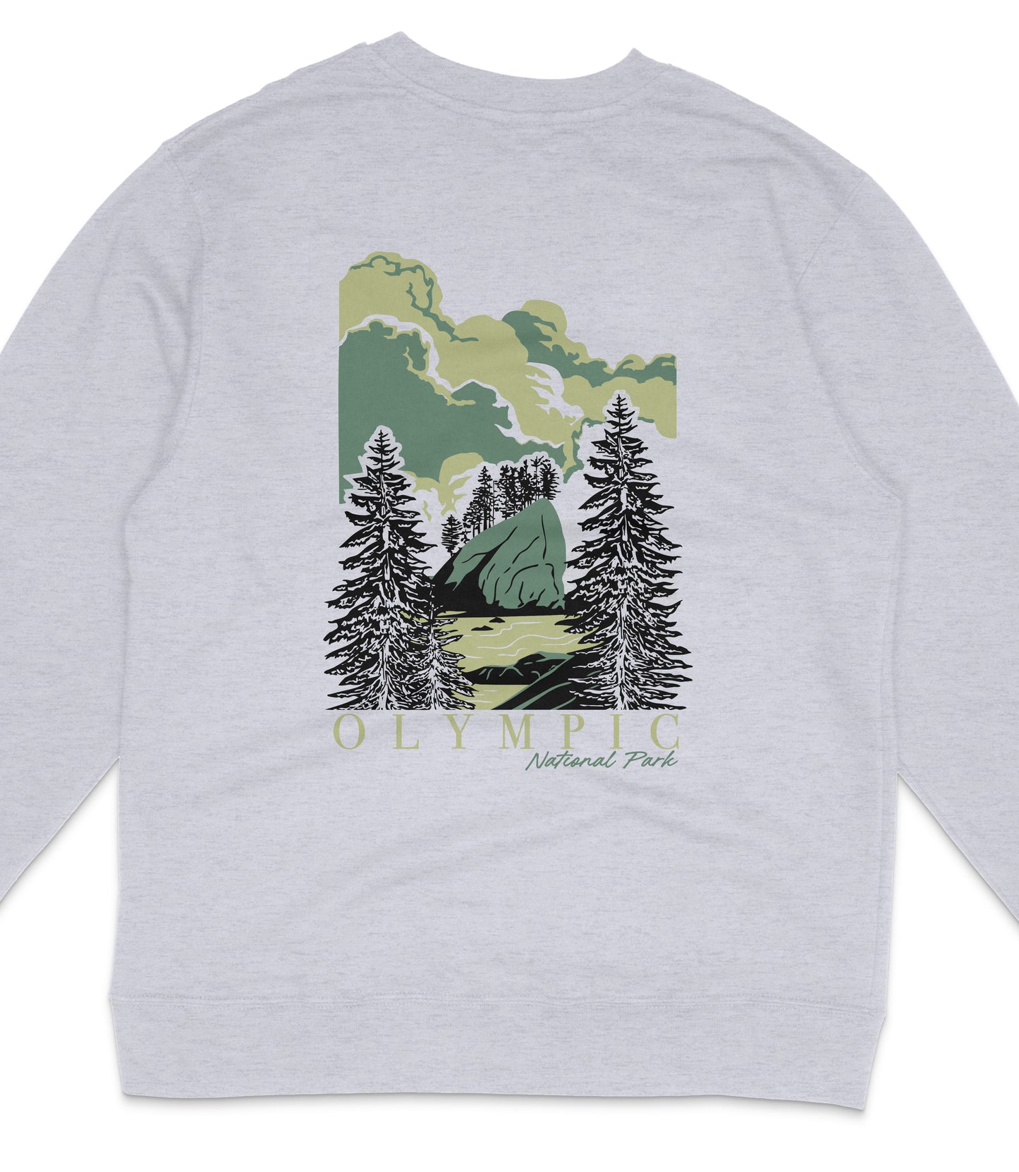 Olympic National Park Midweight Crewneck Sweatshirt
