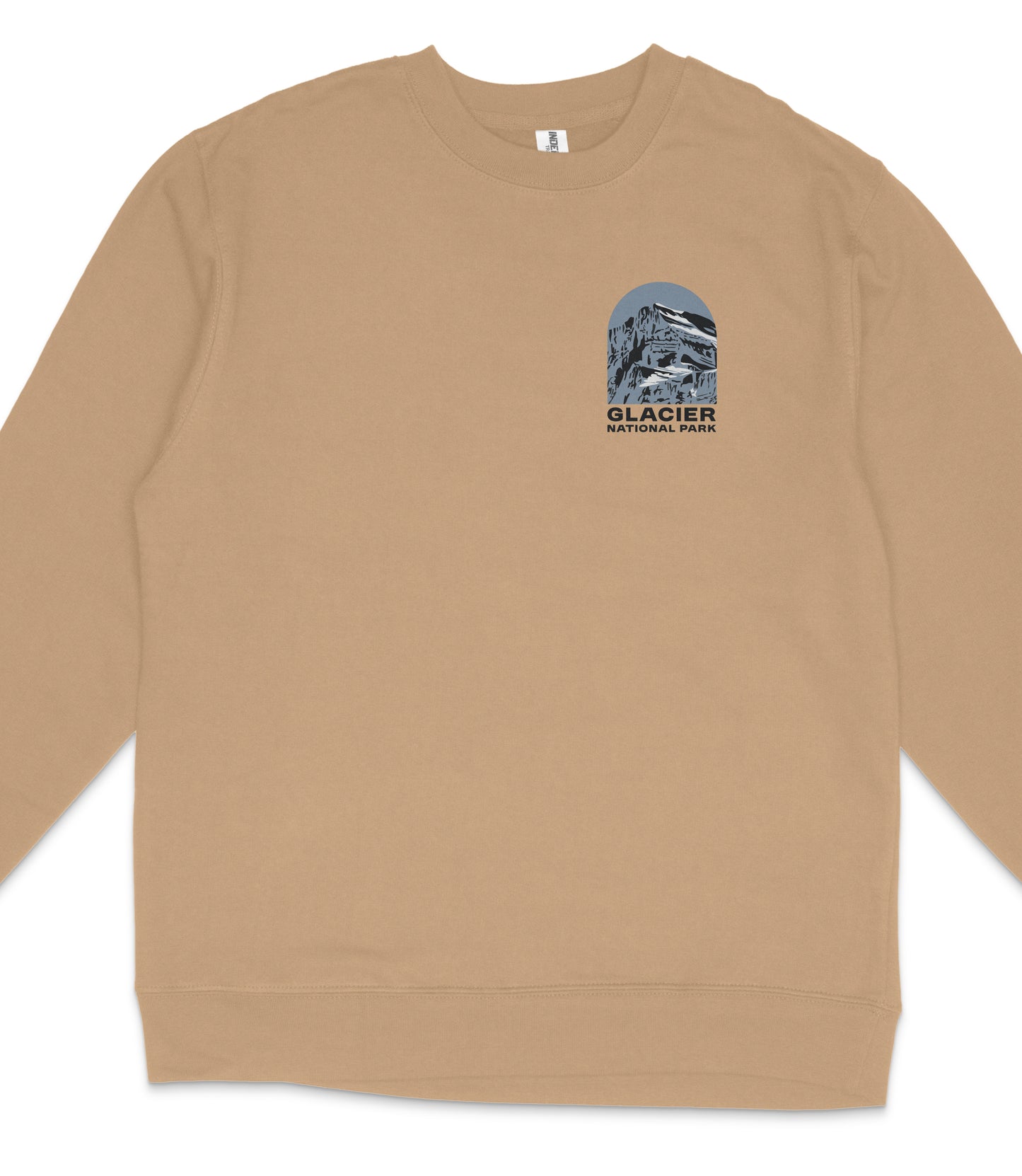 Glacier National Park Midweight Crewneck Sweatshirt