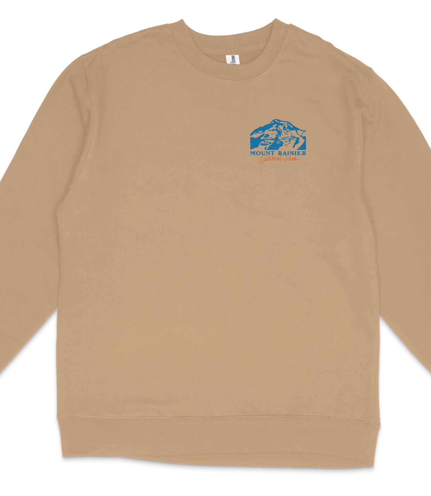 Mount Rainier National Park Midweight Crewneck Sweatshirt