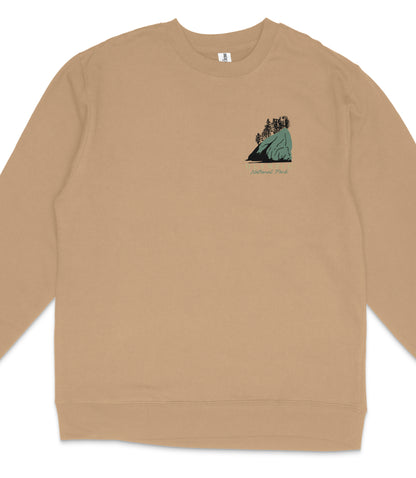 Olympic National Park Midweight Crewneck Sweatshirt