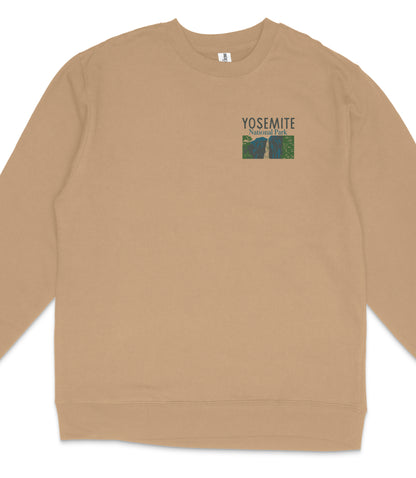 Yosemite National Park Midweight Crewneck Sweatshirt
