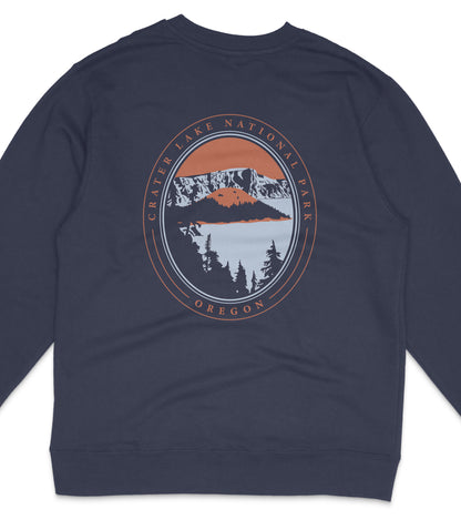 Crater Lake National Park Midweight Crewneck Sweatshirt