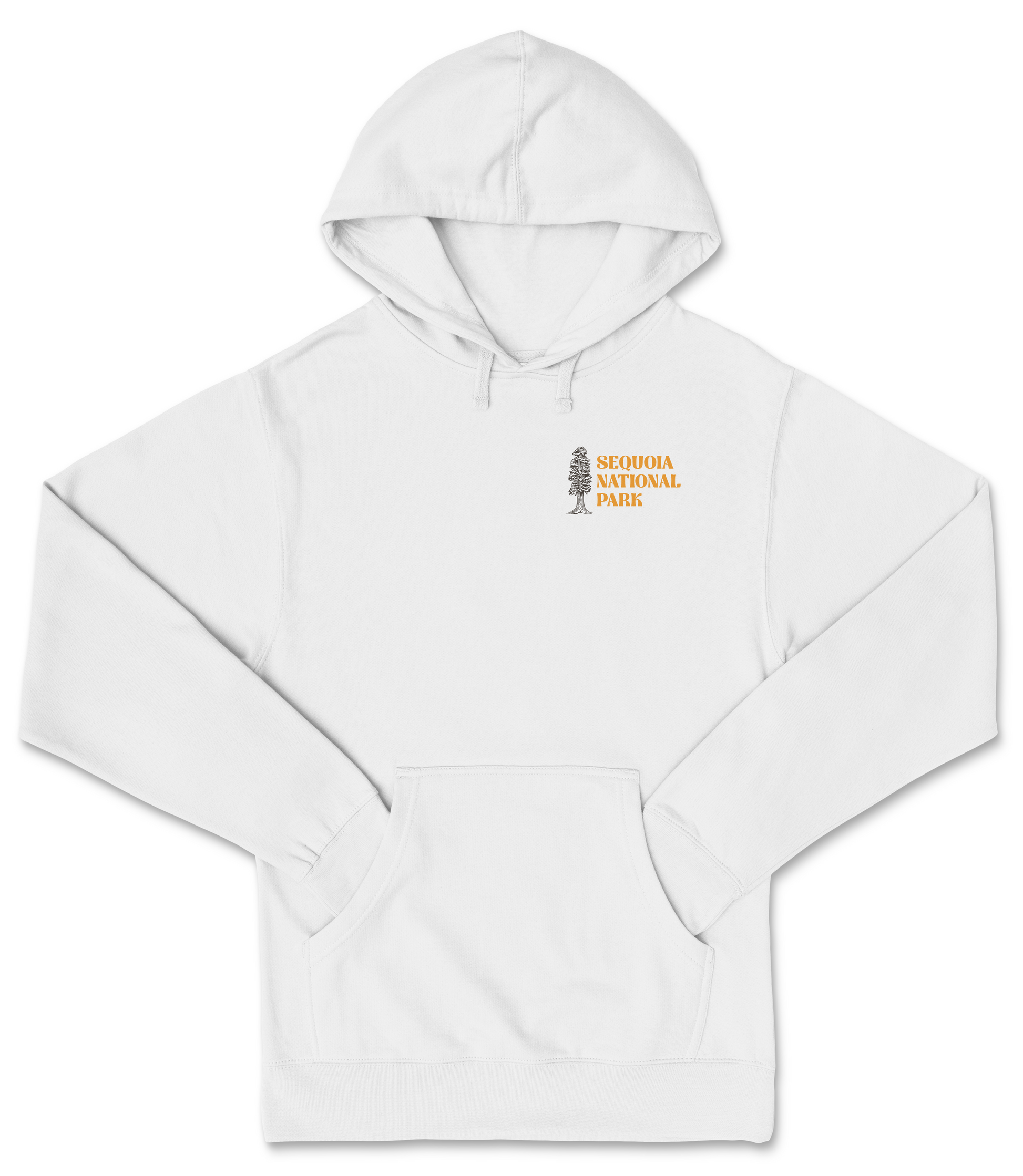 A white hoodie with the text "SEOUL" and "SEOUL PARK" printed on it.